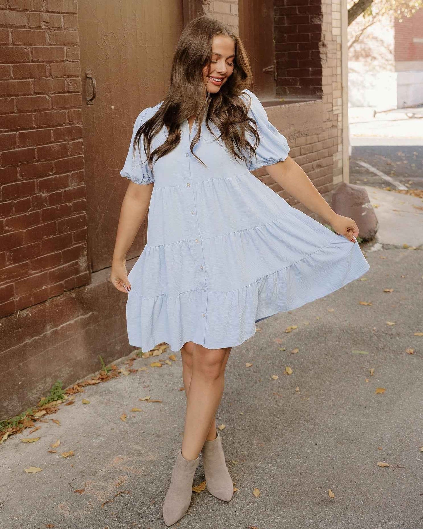 Mimi Tiered Shift Dress