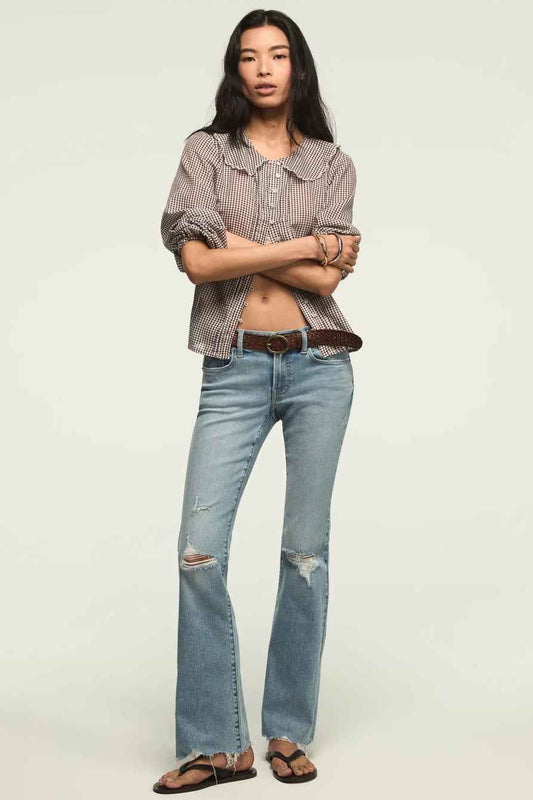 [7W15705-440] WOMENS LUCKY BRAND MID RISE SWEET FLARE - CAPSIZE DEST