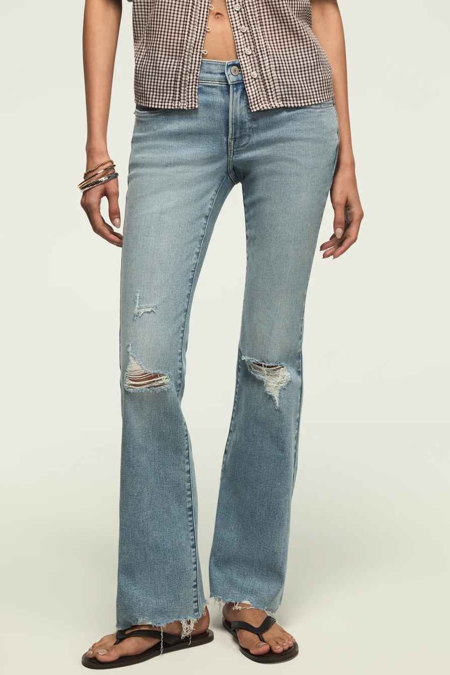 [7W15705-440] WOMENS LUCKY BRAND MID RISE SWEET FLARE - CAPSIZE DEST