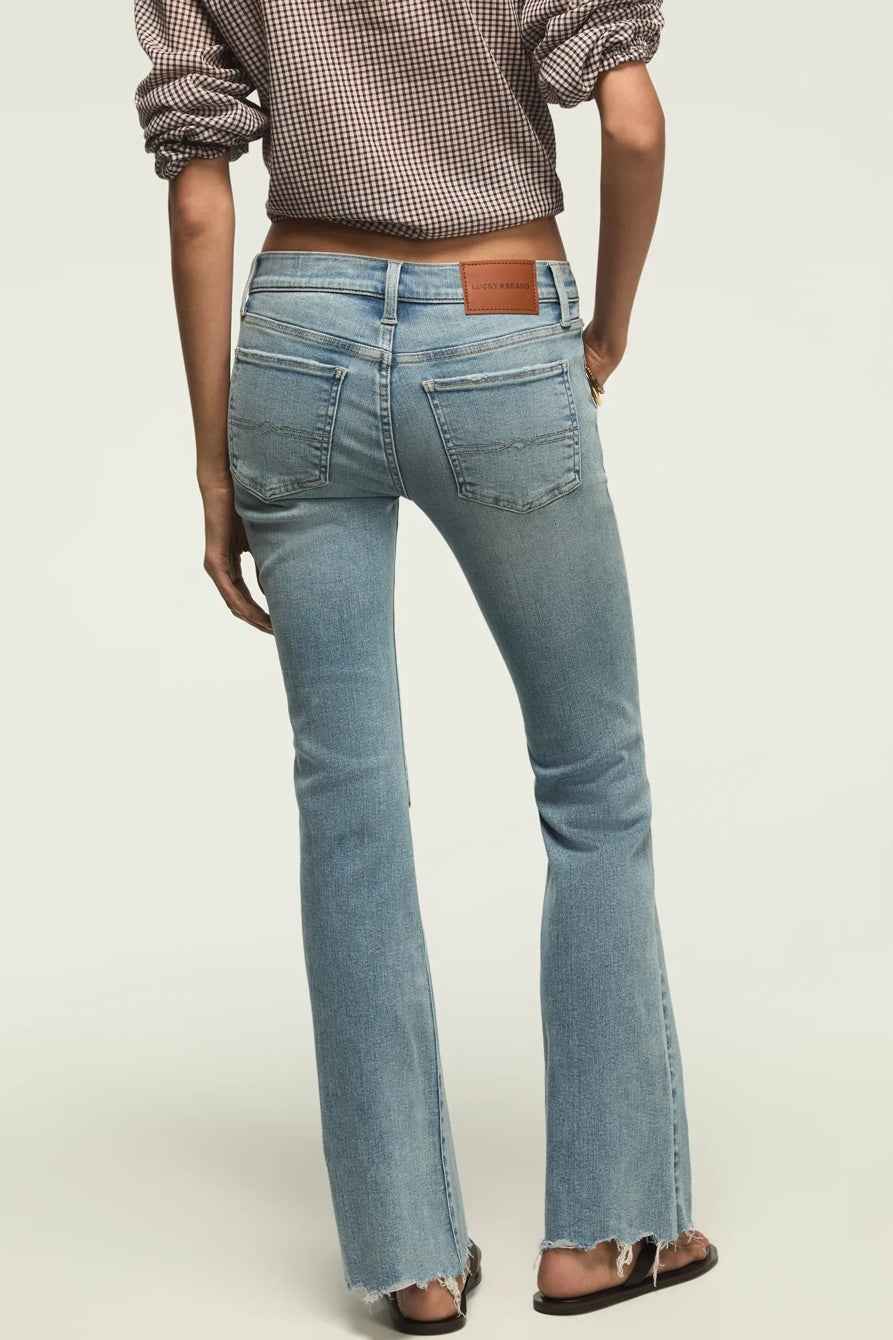 [7W15705-440] WOMENS LUCKY BRAND MID RISE SWEET FLARE - CAPSIZE DEST