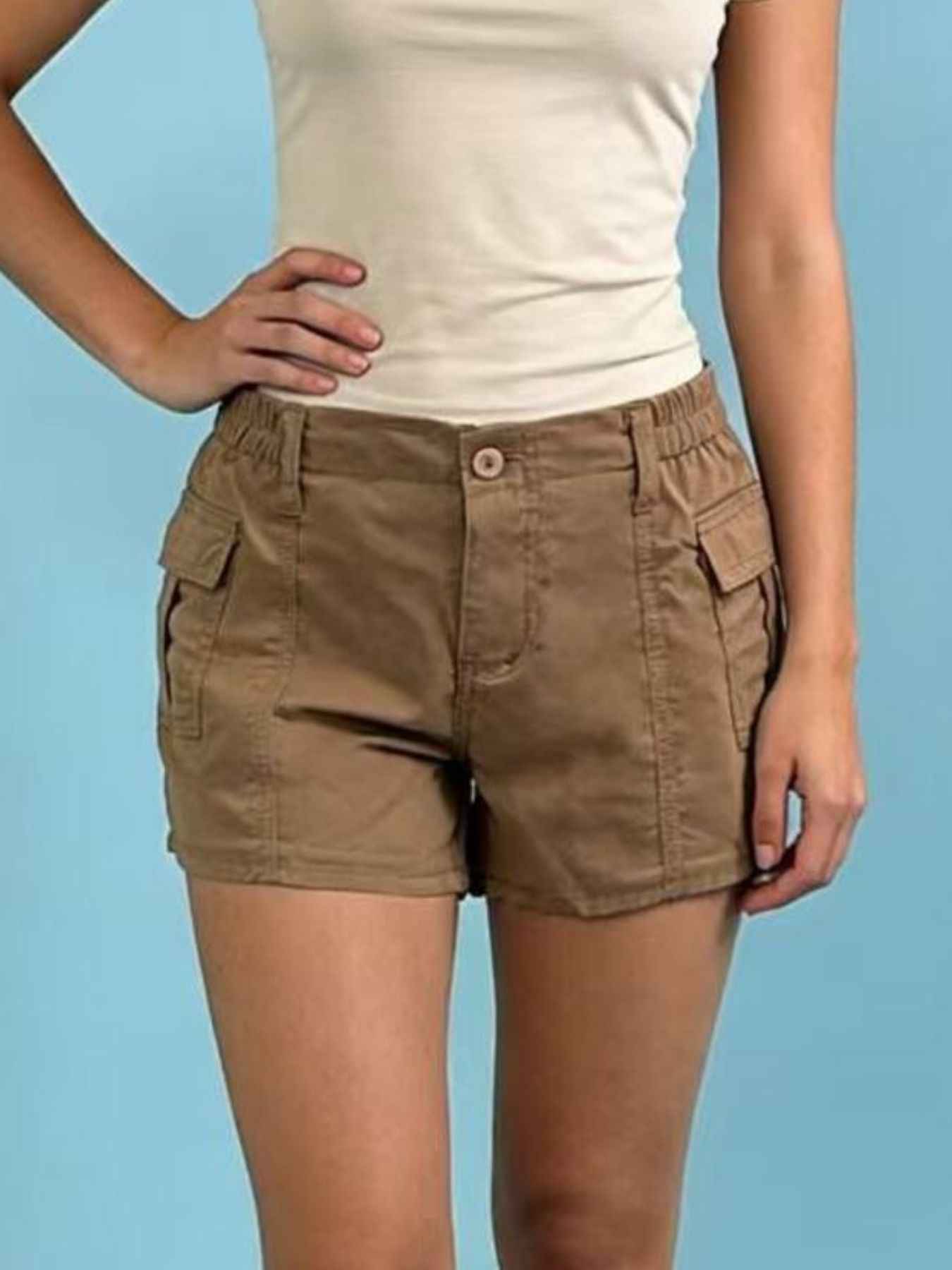 Casual Pocketed Shorts