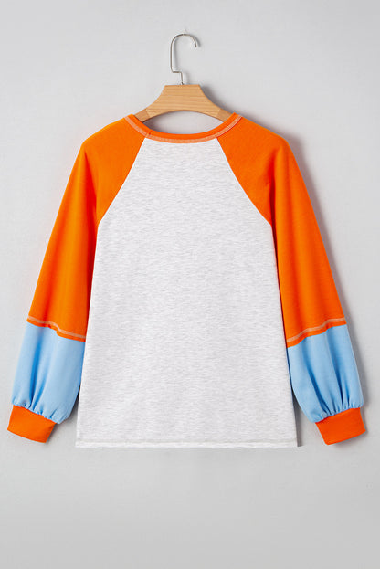 Raglan Sleeve Loose Fit Top