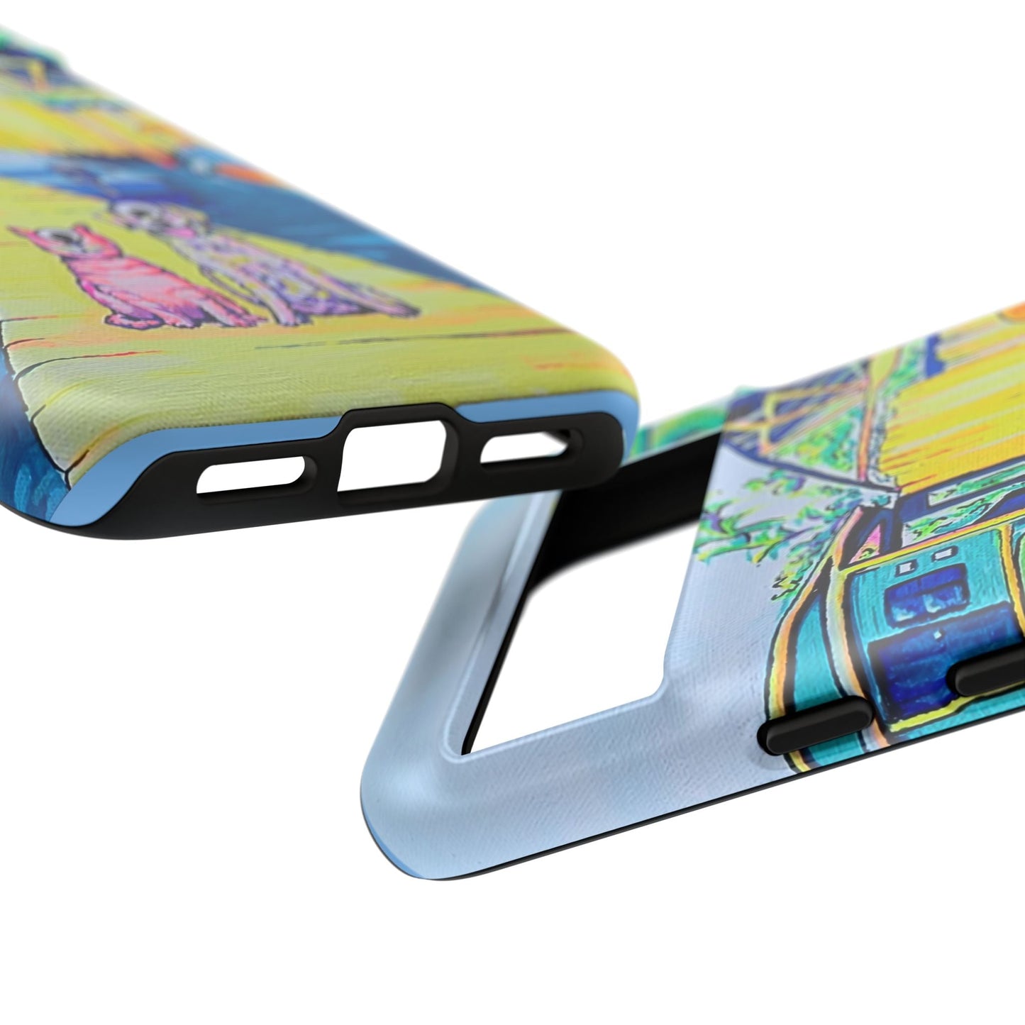 Cyclops Cat and Dog in Bocas Tough Phone Case