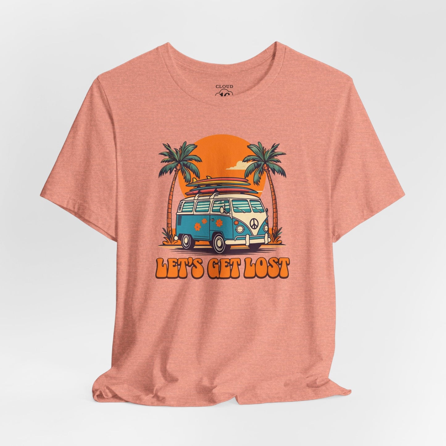 Let's Get Lost Retro Adventure Tee - Unisex Travel Shirt for Nature Lovers