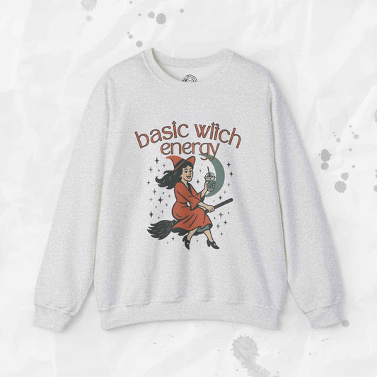 Basic Witch Energy - Crewneck Sweatshirt