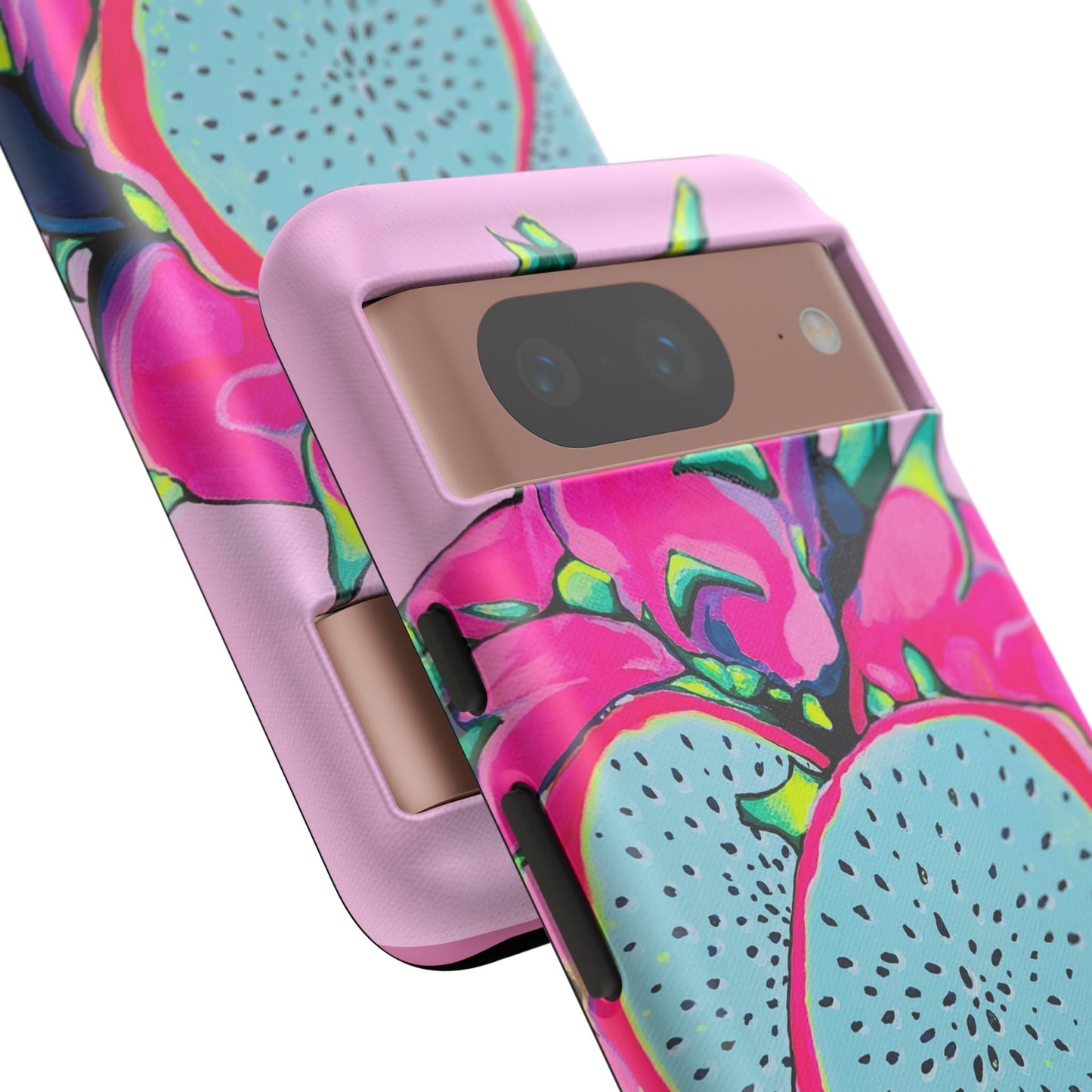 Neon Pink Dragon Fruit Tough Phone Case
