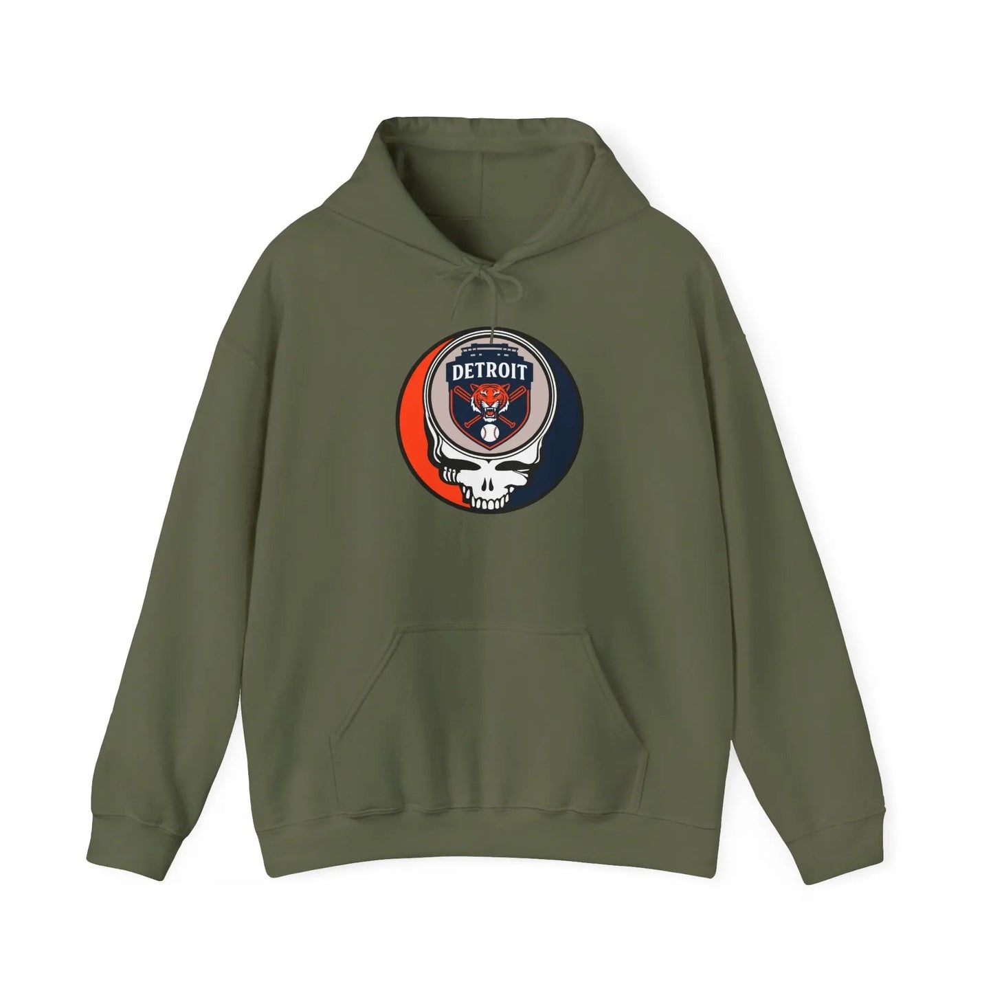 Detroit Tigers Original Stealie Grateful Dead Hoodie