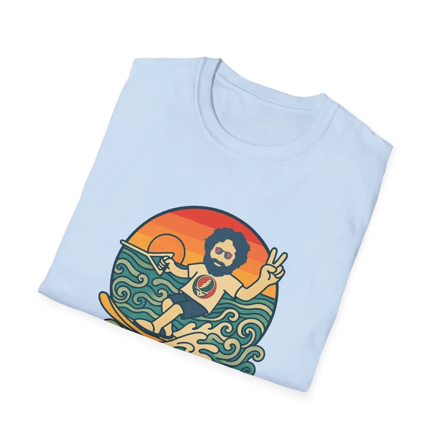 Jerry's Ridin' The Wake Life is dead.® Grateful Dead T-Shirt