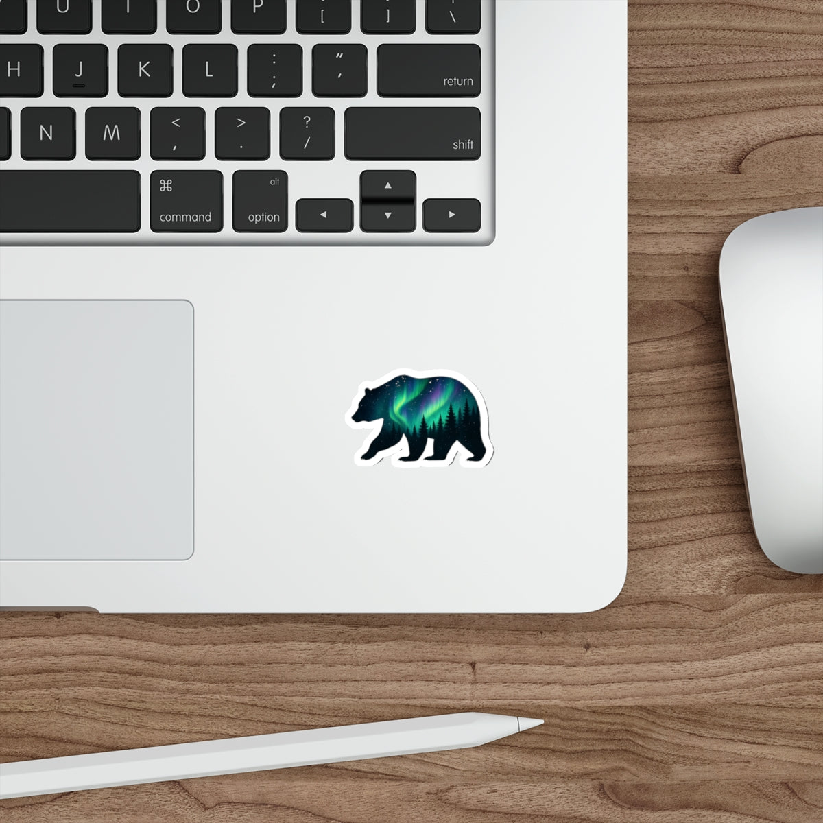 Aurora Bear Die-Cut Sticker