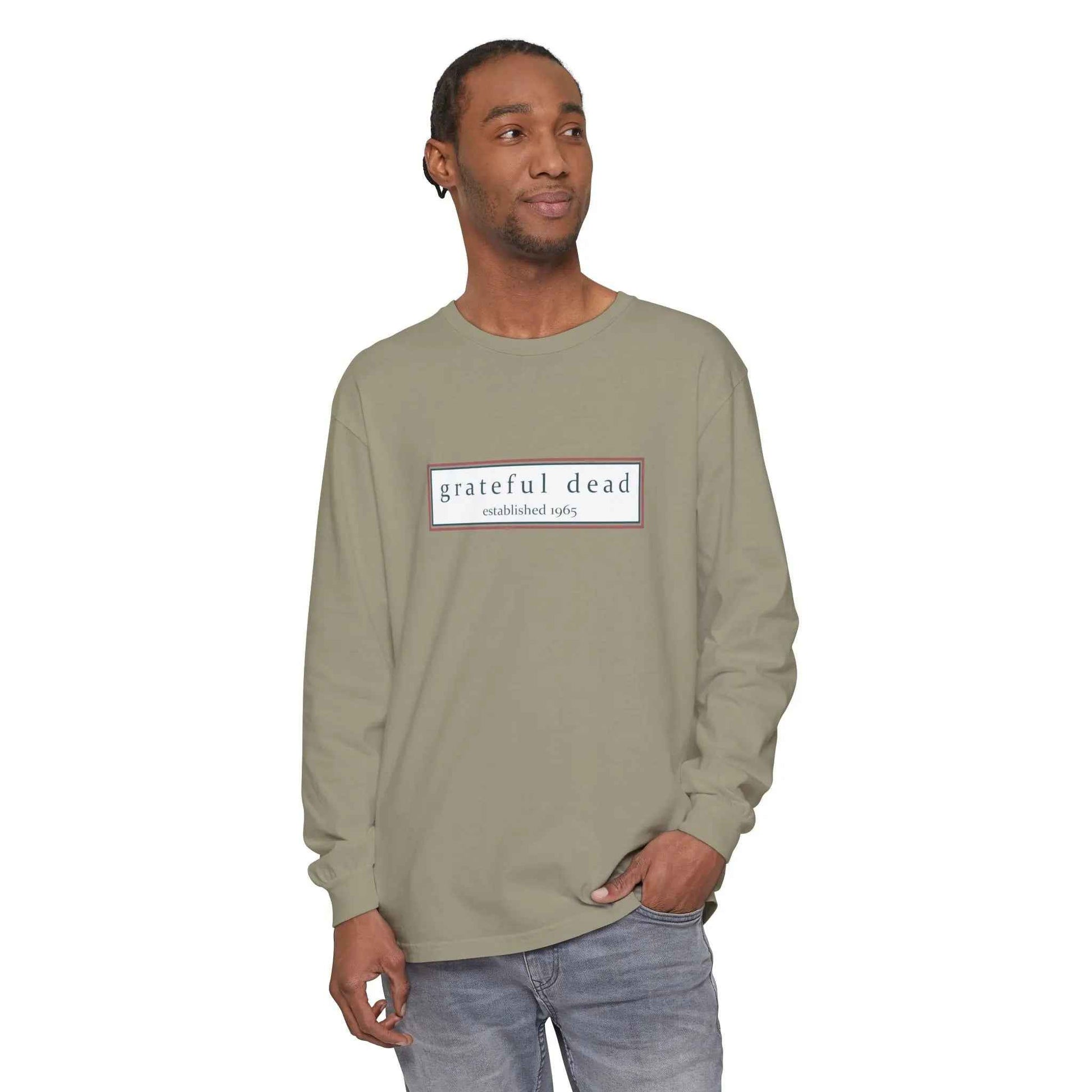 The Wolf Vineyard Collection Garment-Dyed Two-Sided Long Sleeve