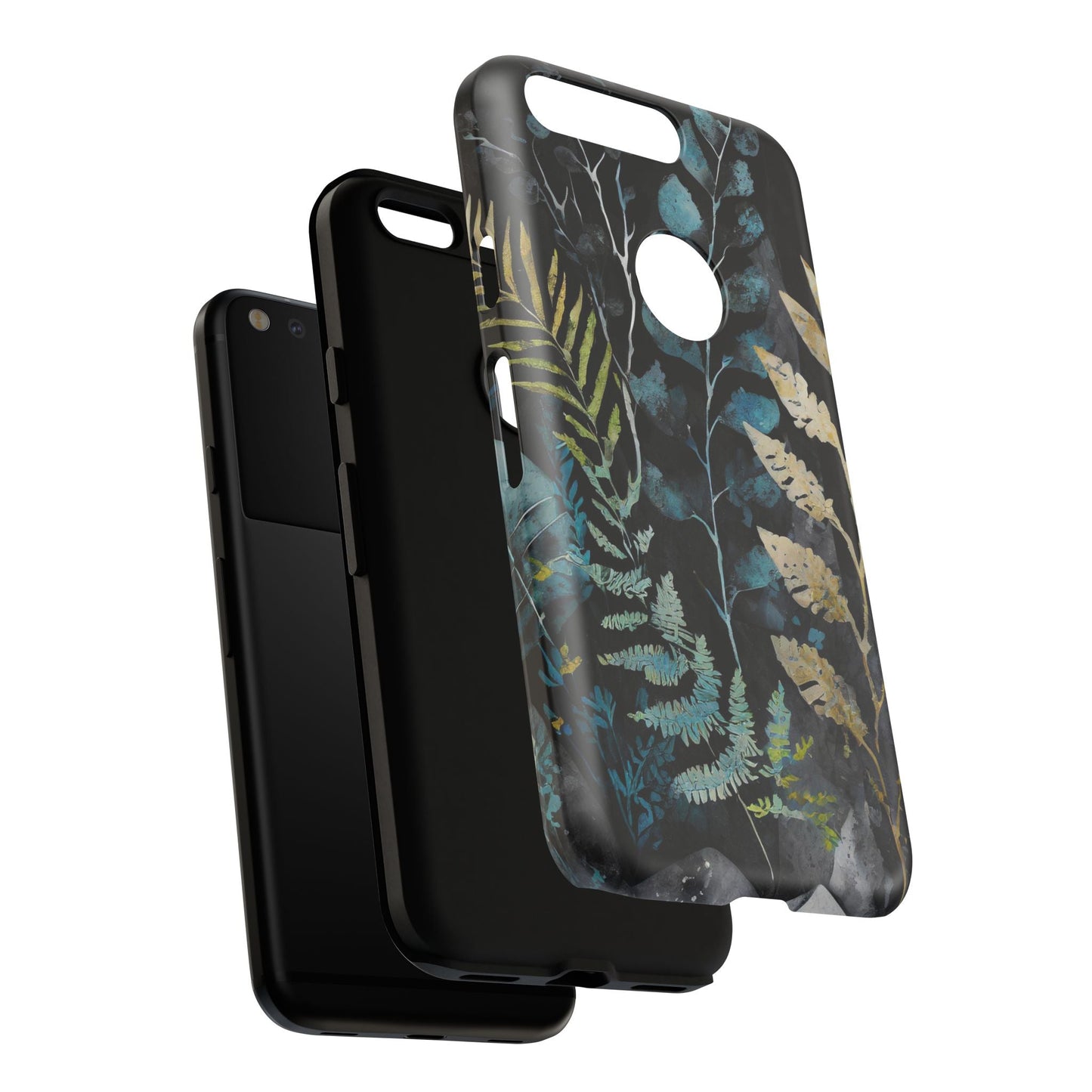 Dark Floral Tough Phone Case