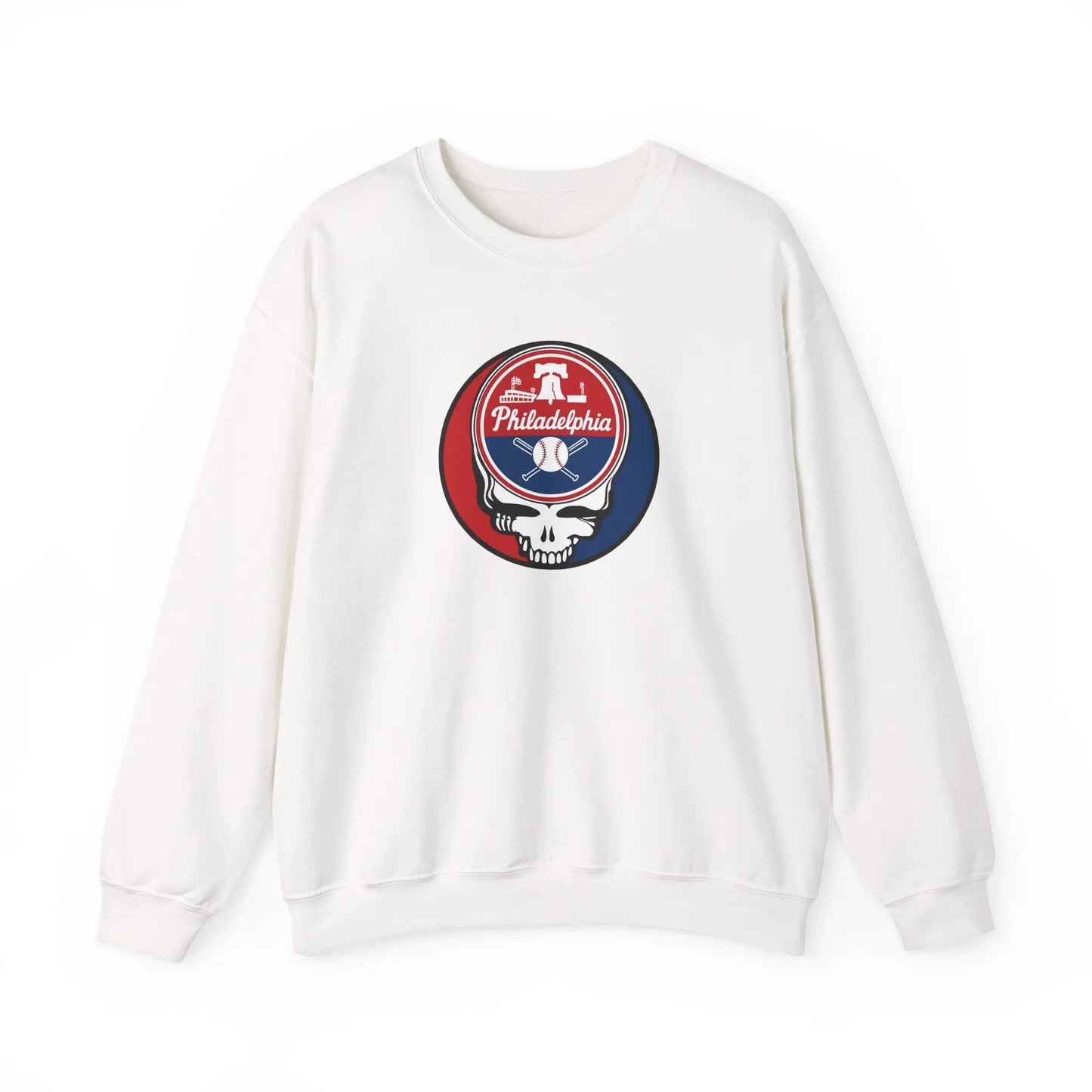 Philadelphia Phillies Original Stealie Grateful Dead Crewneck Grateful Dead Sweatshirt