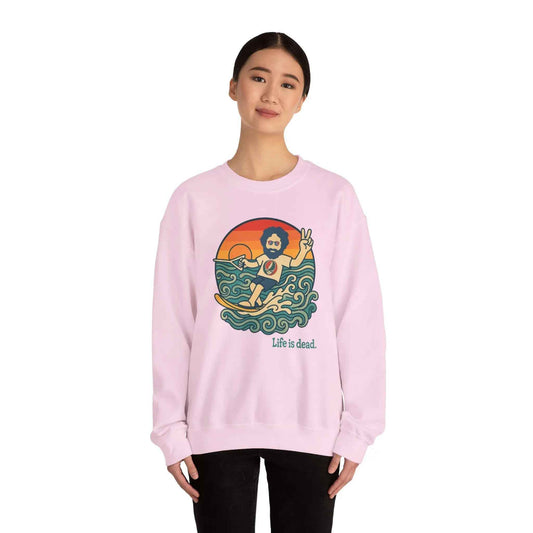 Waterskiin' Jerry Life is dead.® Crewneck