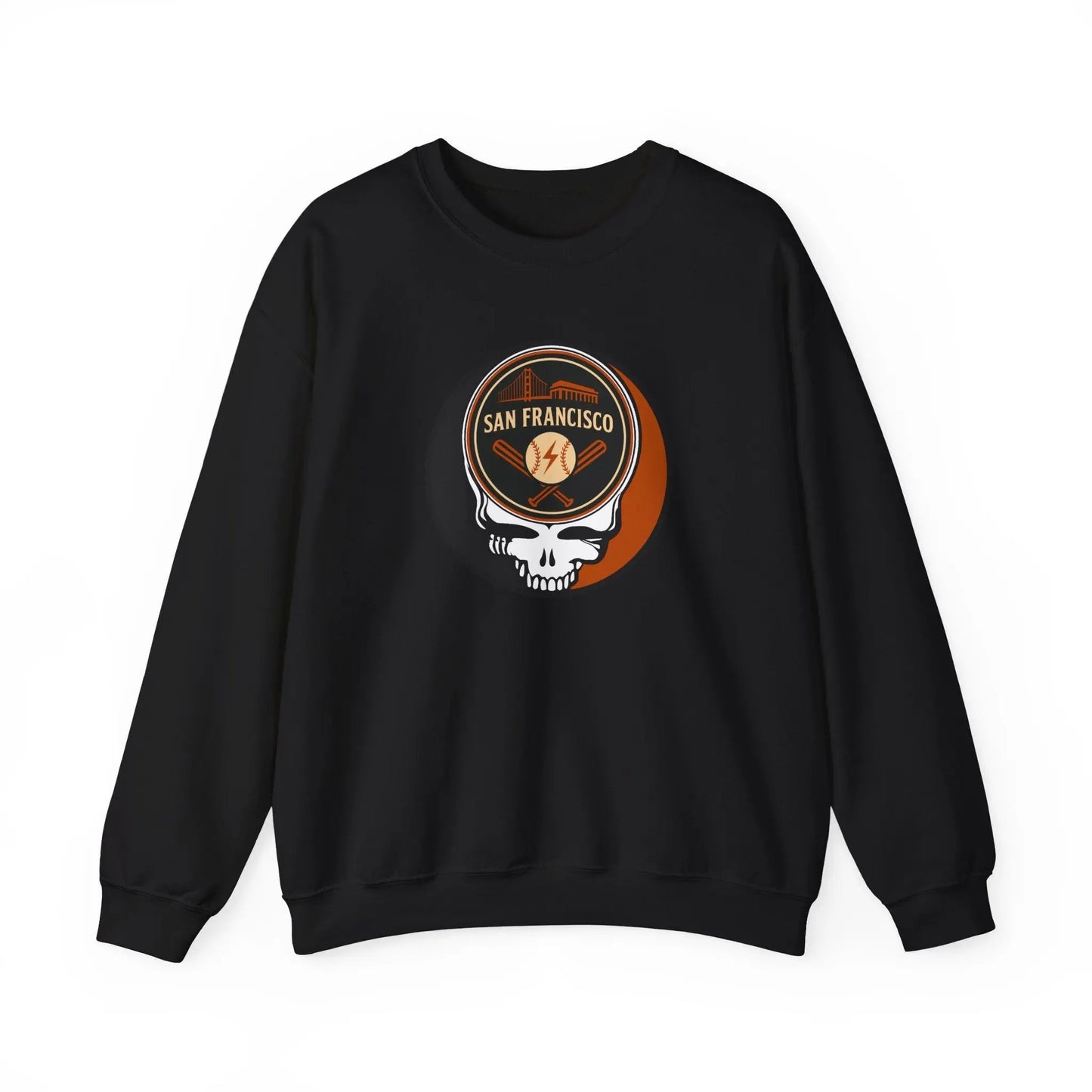 San Francisco Giants Original Stealie Grateful Dead Crewneck Grateful Dead Sweatshirt