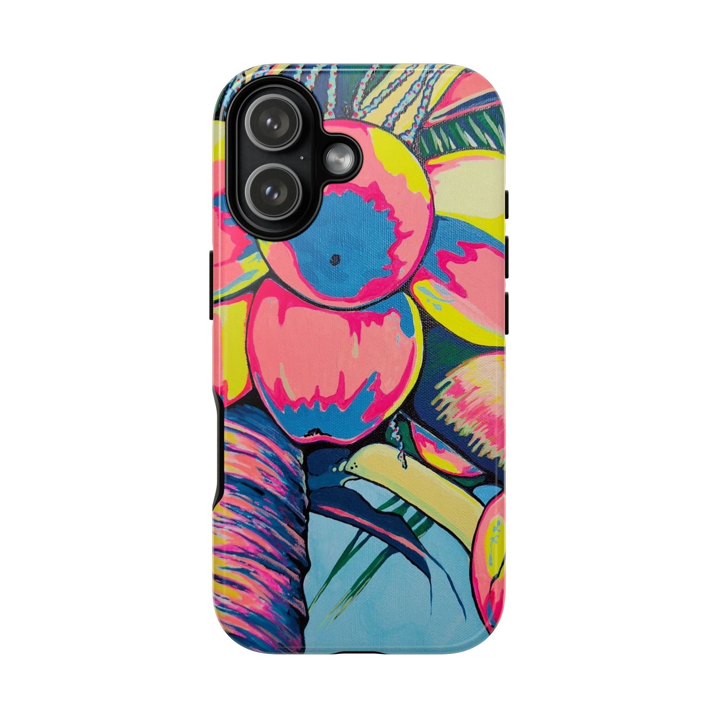 Neon Coconuts Tough Phone Case