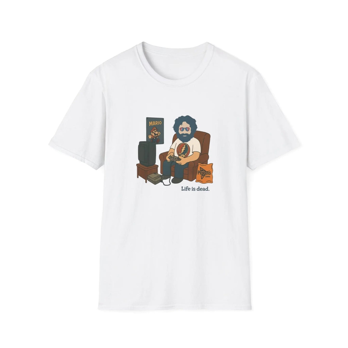 Jerry's Gaming - Life is dead.® Grateful Dead T-Shirt