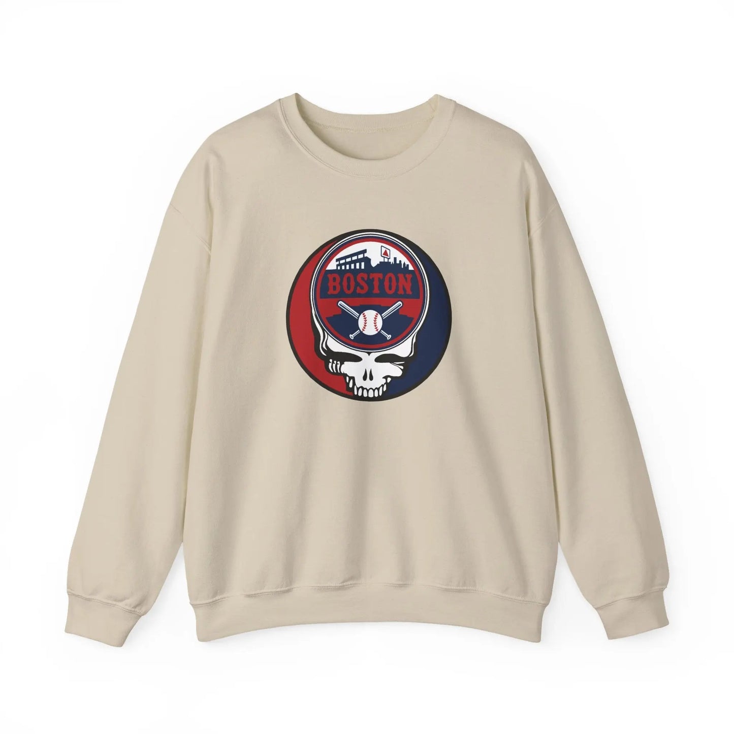 Boston Red Sox Original Stealie Grateful Dead Crewneck Grateful Dead Sweatshirt