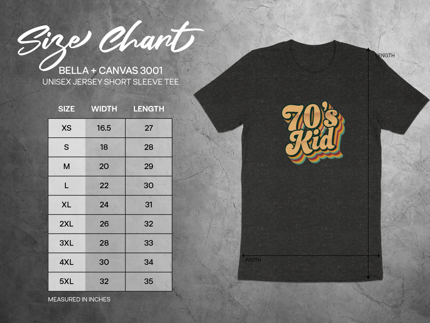 Retro Style 70s Kid With Colorful Layers T-Shirt