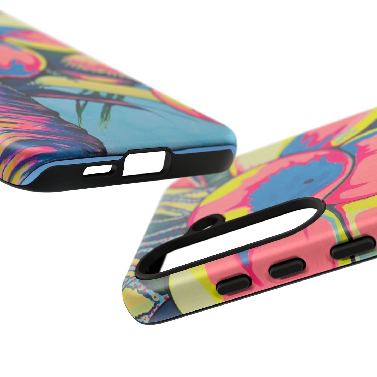 Neon Coconuts Tough Phone Case