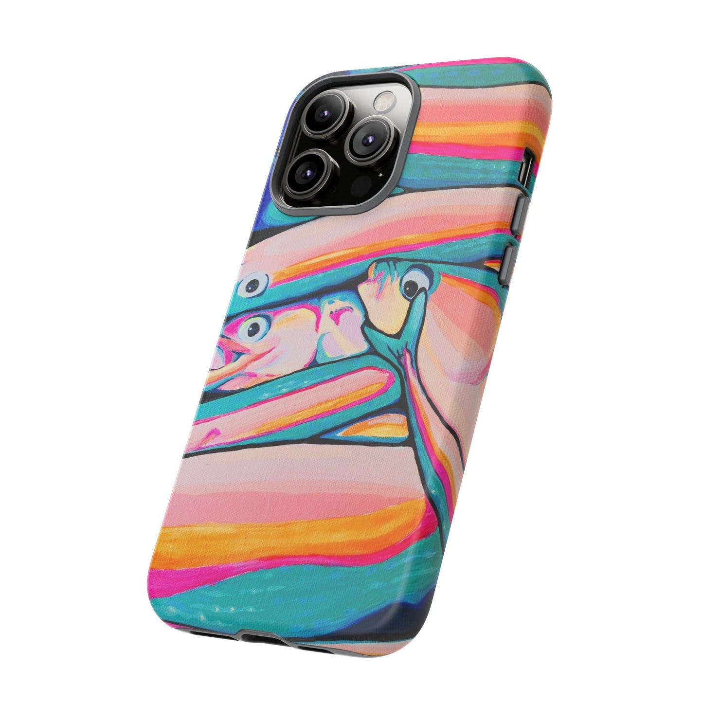 Neon Fish Tough Phone Case