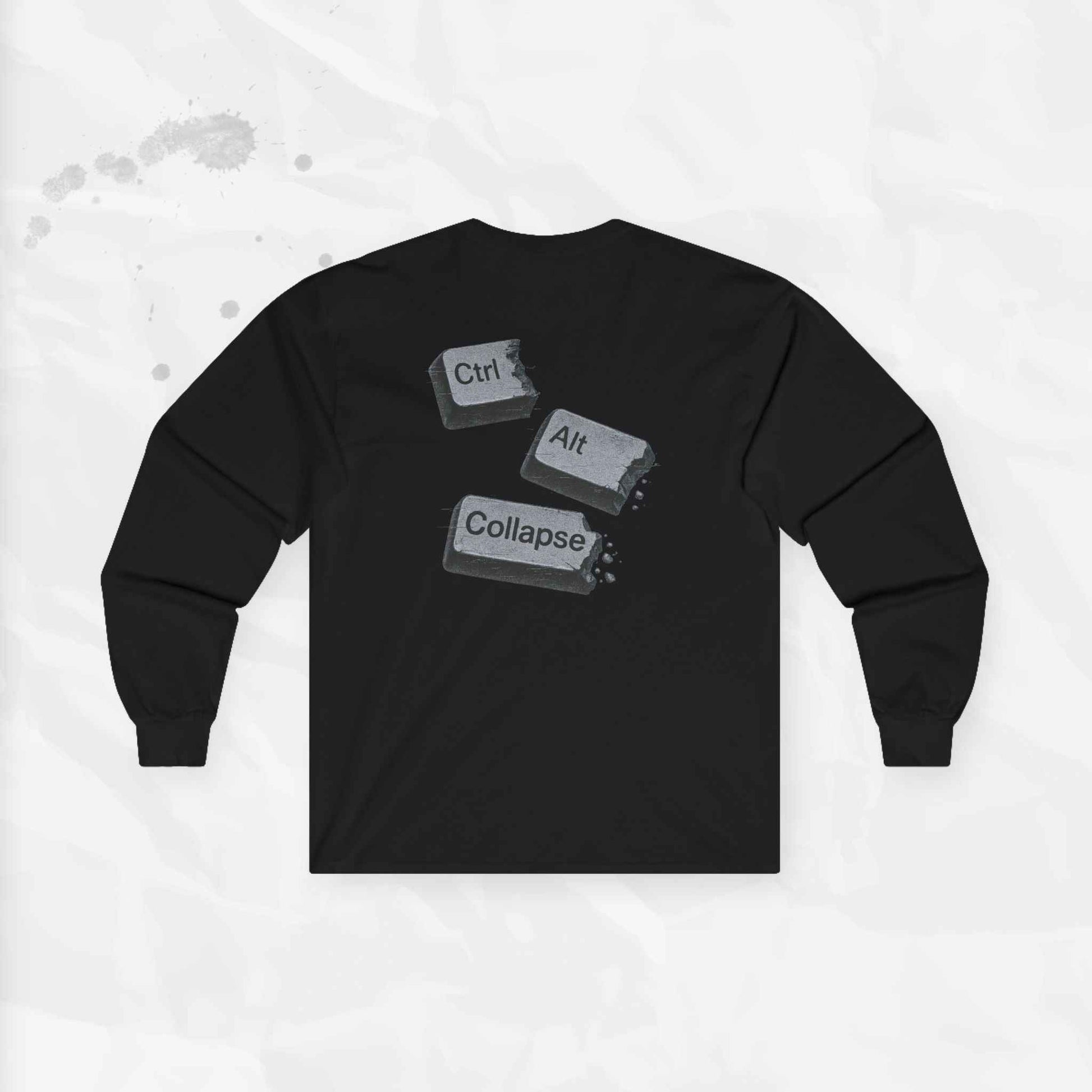 Ctrl Alt Collapse - Long Sleeve T-Shirt