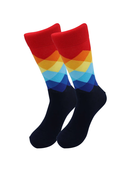Rainbow Socks - Comfy Cotton for Men & Women