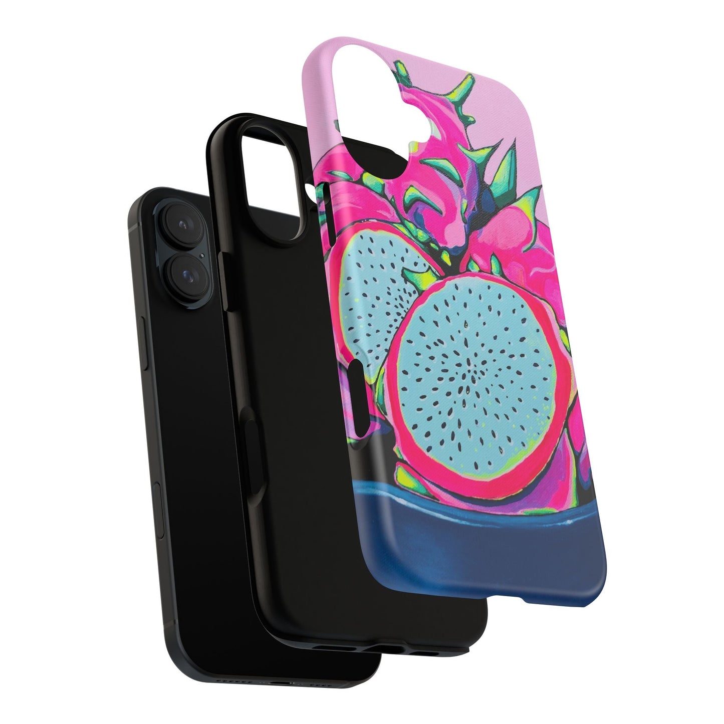 Neon Pink Dragon Fruit Tough Phone Case