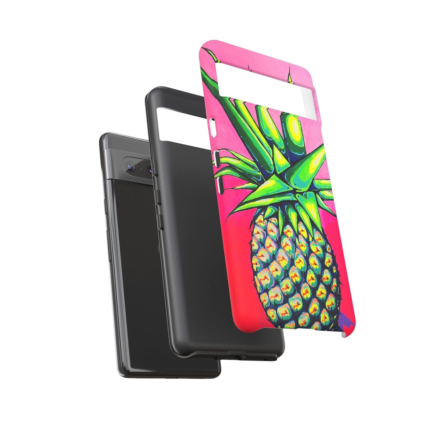 Neon Pineapple Tough Phone Case