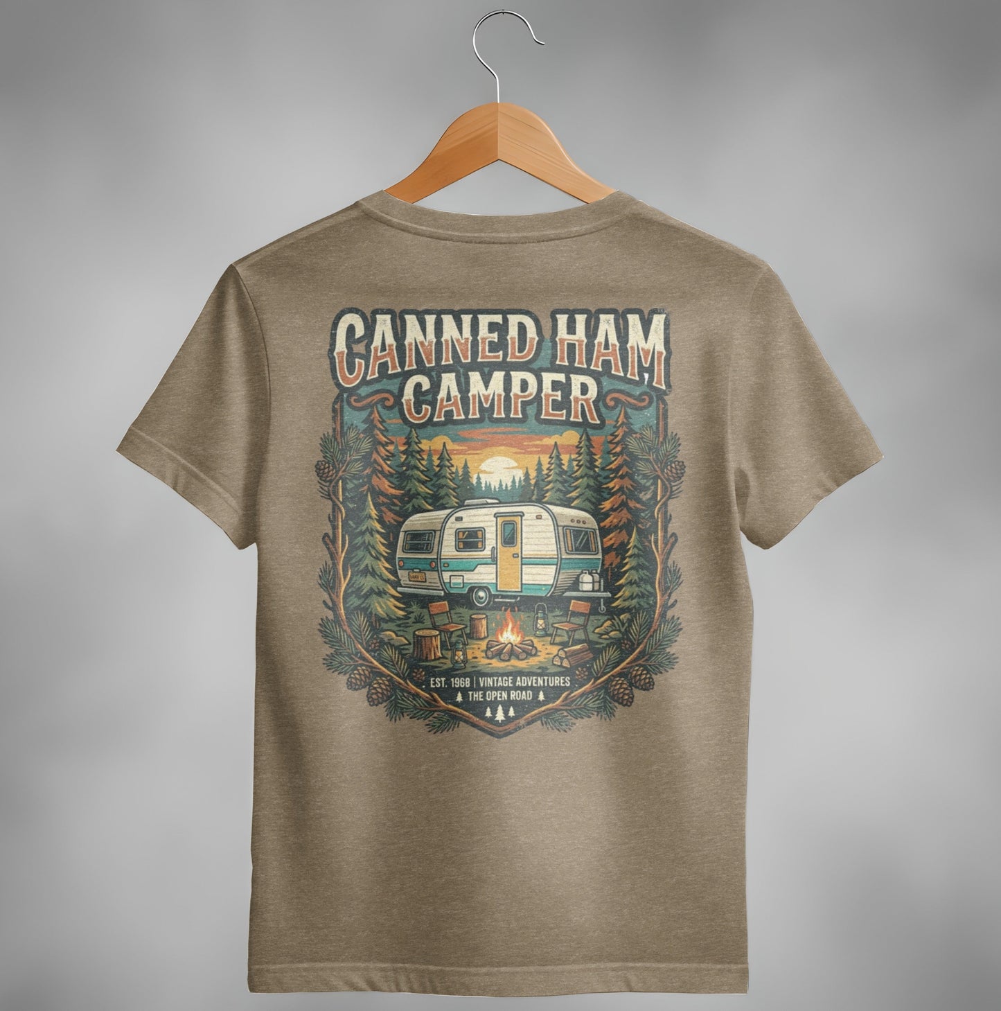 Vintage Canned Ham Camper Graphic Tee