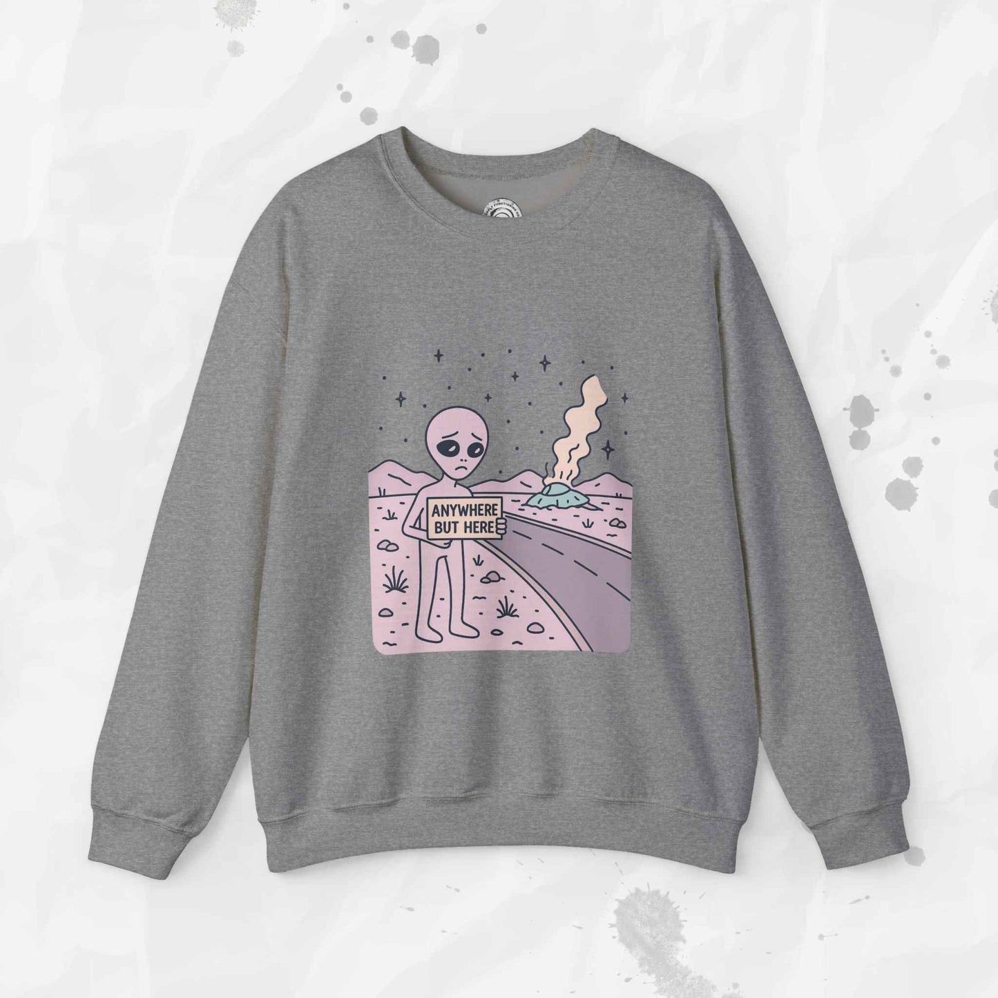 Anywhere But Here - Crewneck Sweatshirt
