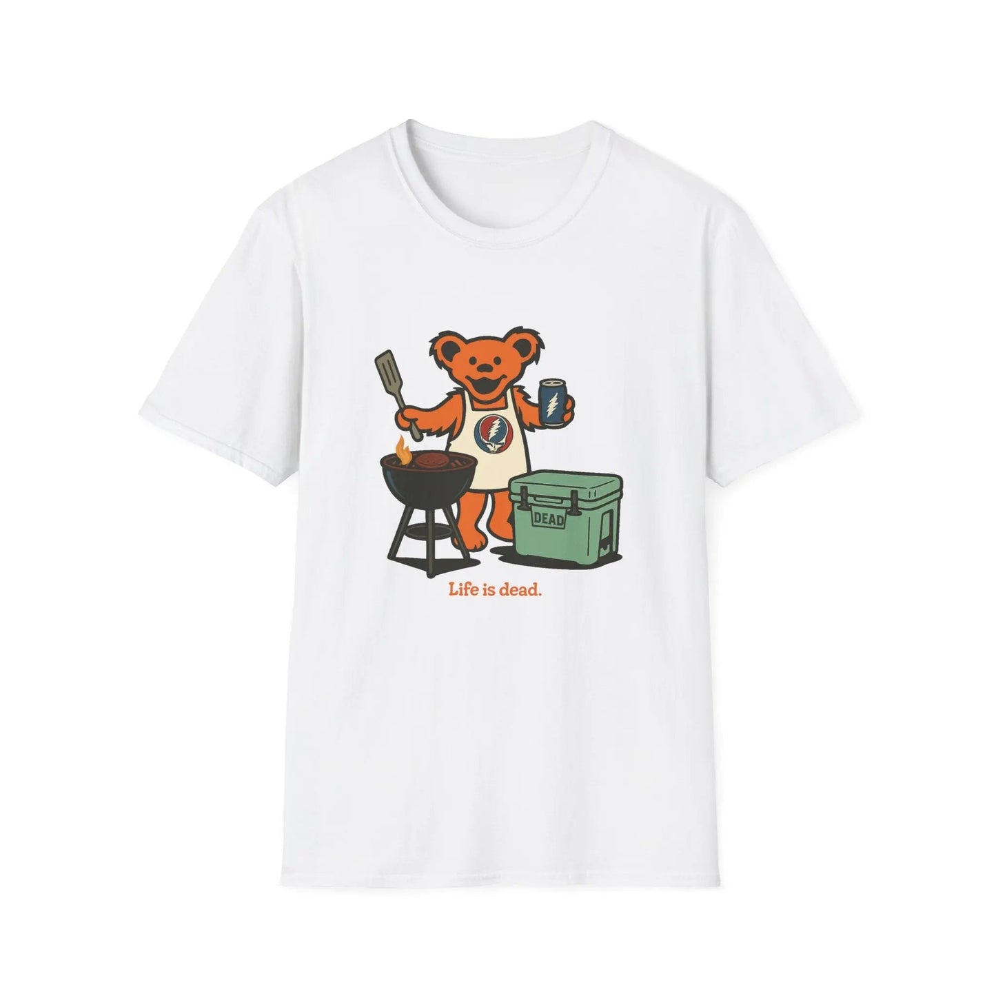 Grillin' Bear - Life is dead.® Grateful Dead T-Shirt