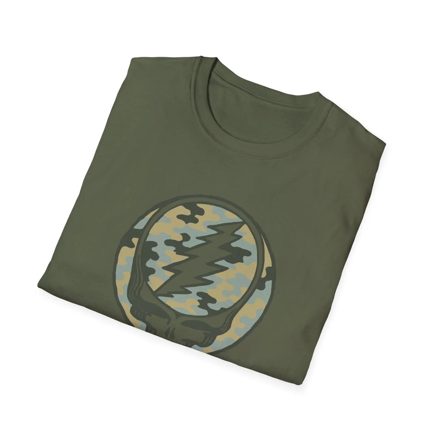 Camo Stealie Color Match Vineyard Collection Grateful Dead T-Shirt