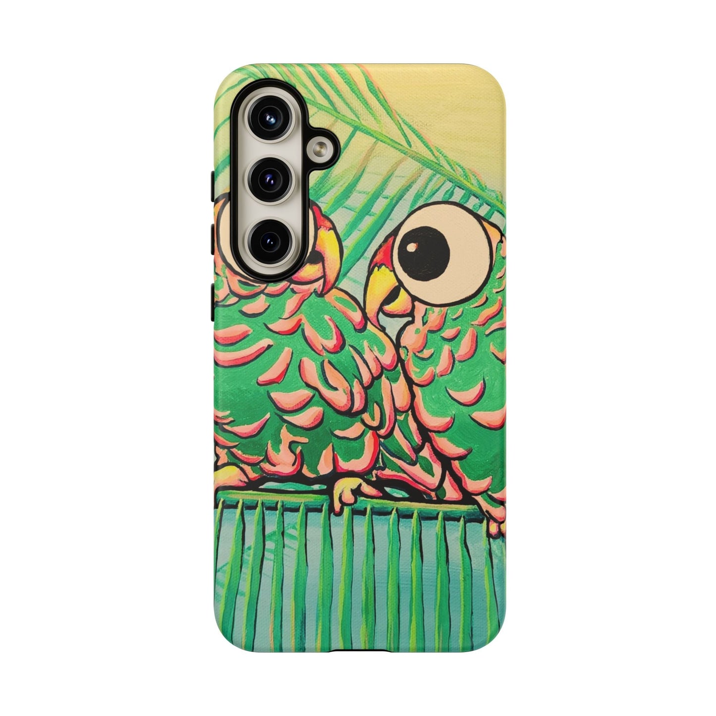 Chatty Cyclops Parrots Tough Phone Case