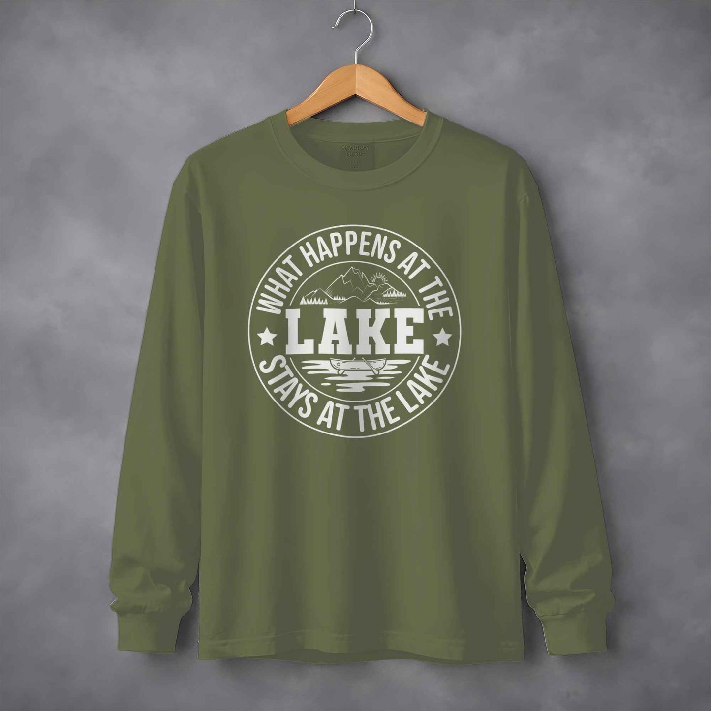 What Happens At The Lake Stays At The Lake Long Sleeve T-Shirt