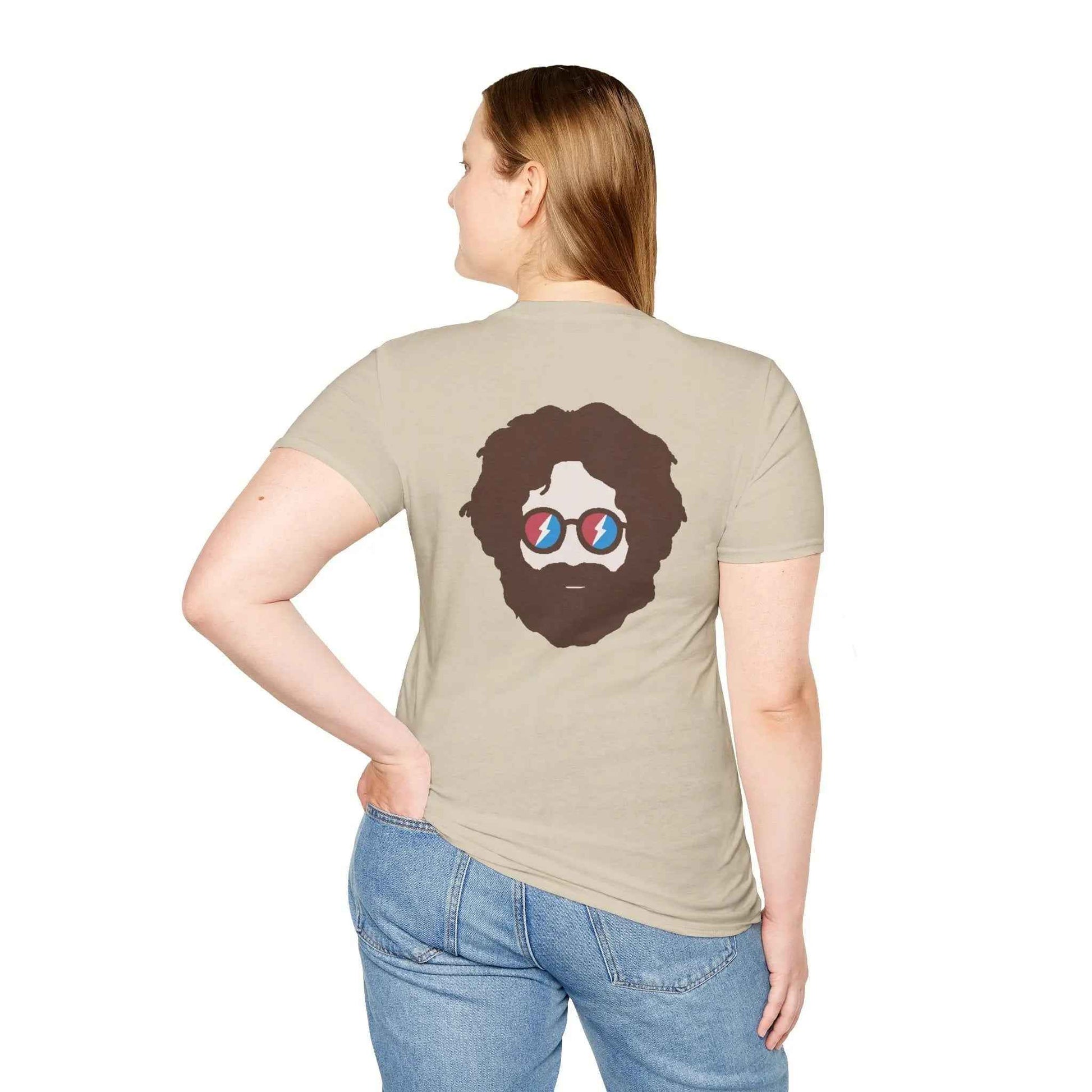 Jerry Garcia Color Match Two-Sided Vineyard Collection Grateful Dead T-Shirt