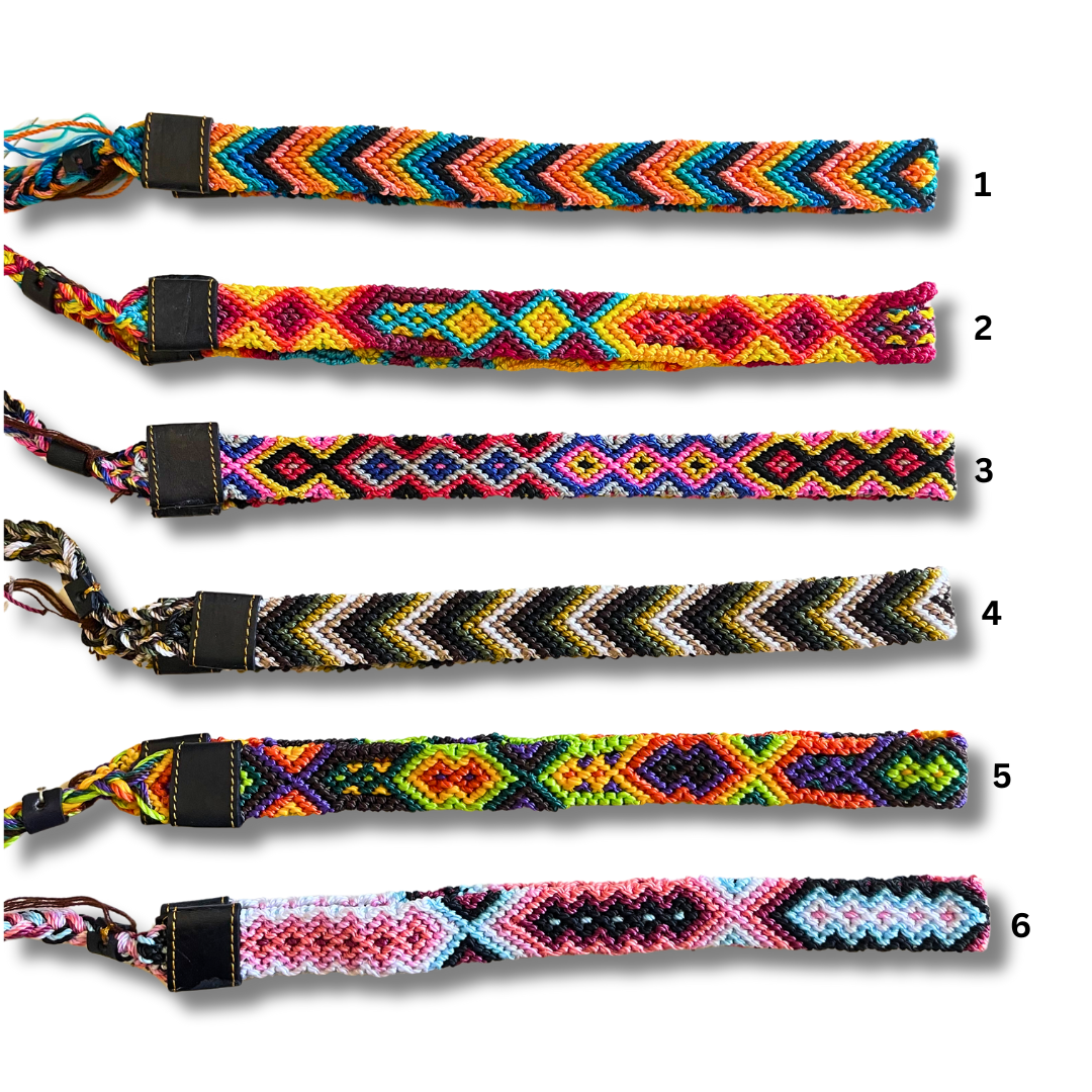 Woven Friendship Adjustable Hat Band - Mexico