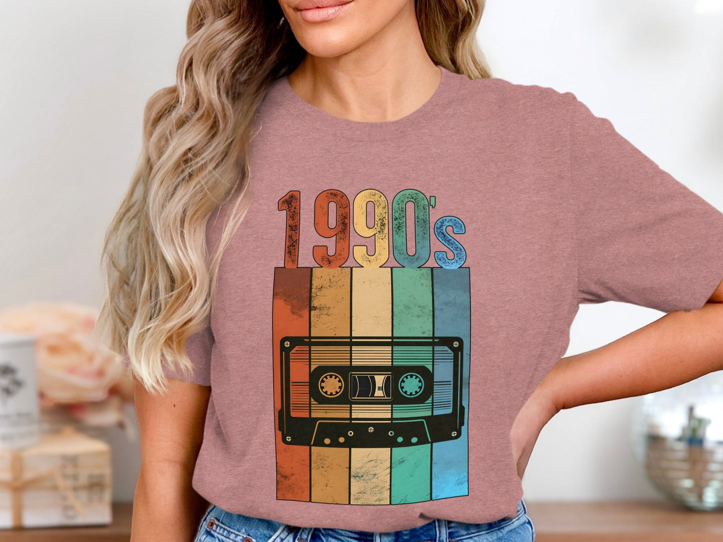 Vintage Cassette Tape with 1990s Design Retro T-Shirt