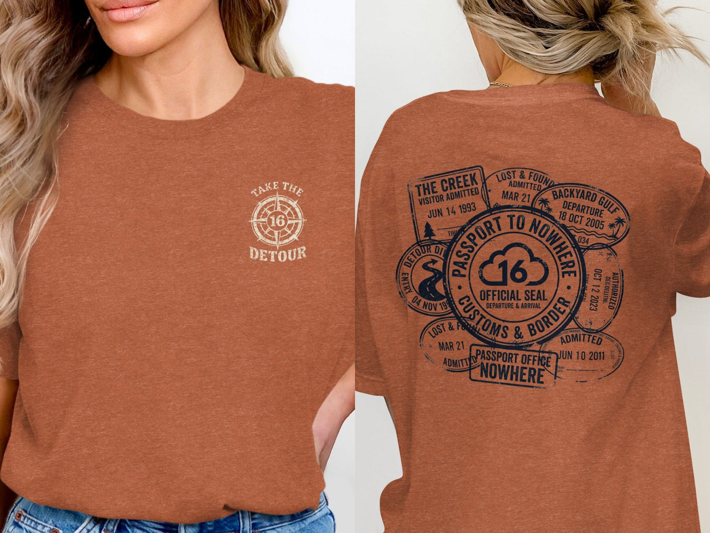 Passport to Nowhere Stamp T-Shirt