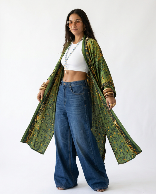 Liberated Printed Boho Kaftan