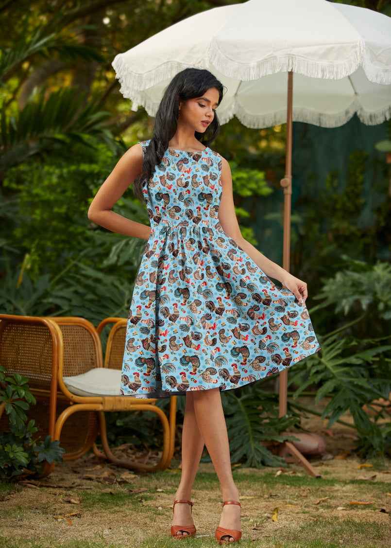 Chicken Vintage Dress
