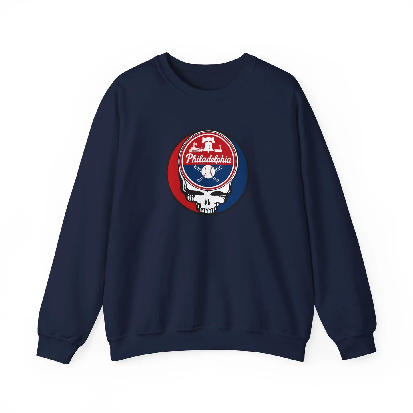 Philadelphia Phillies Original Stealie Grateful Dead Crewneck Grateful Dead Sweatshirt