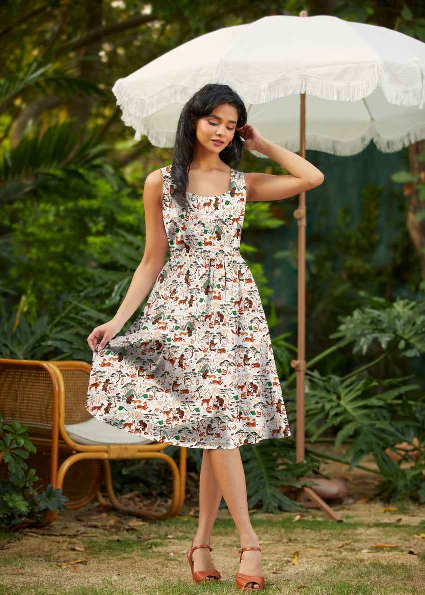 Campsite Fit & Flare Dress