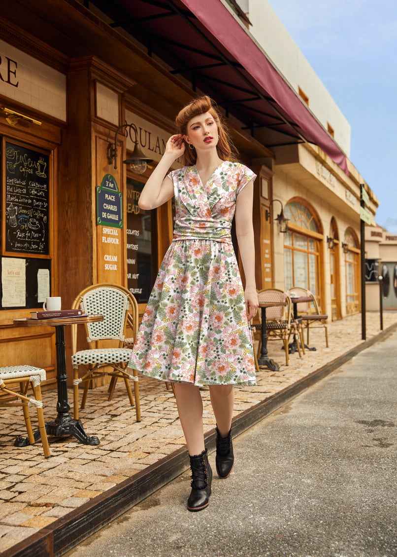 Pink Floral Greta Dress