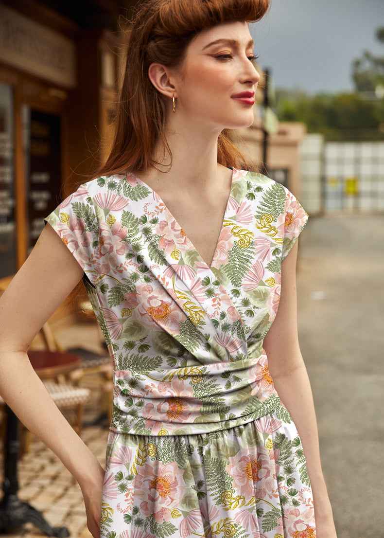 Pink Floral Greta Dress