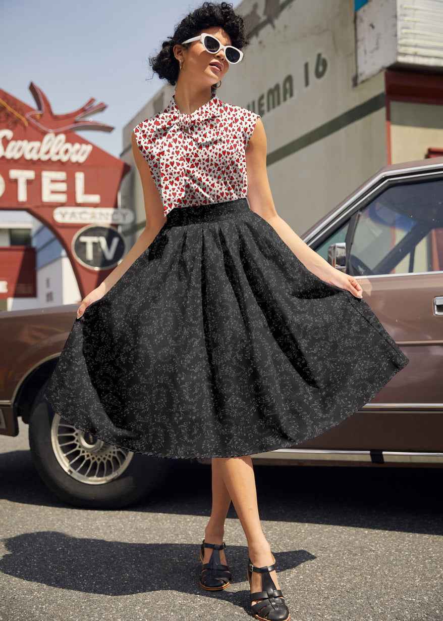 Music Notes Doris Skirt