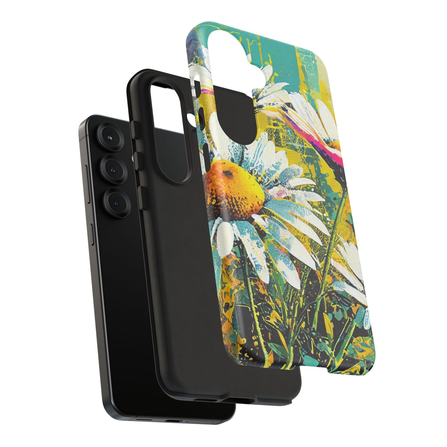 Colorful Daisy Floral Tough Phone Case
