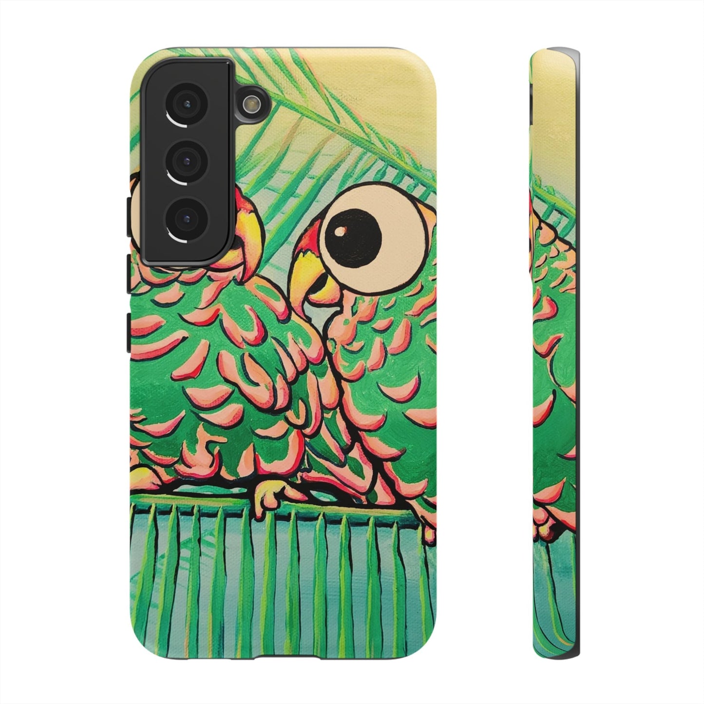 Chatty Cyclops Parrots Tough Phone Case