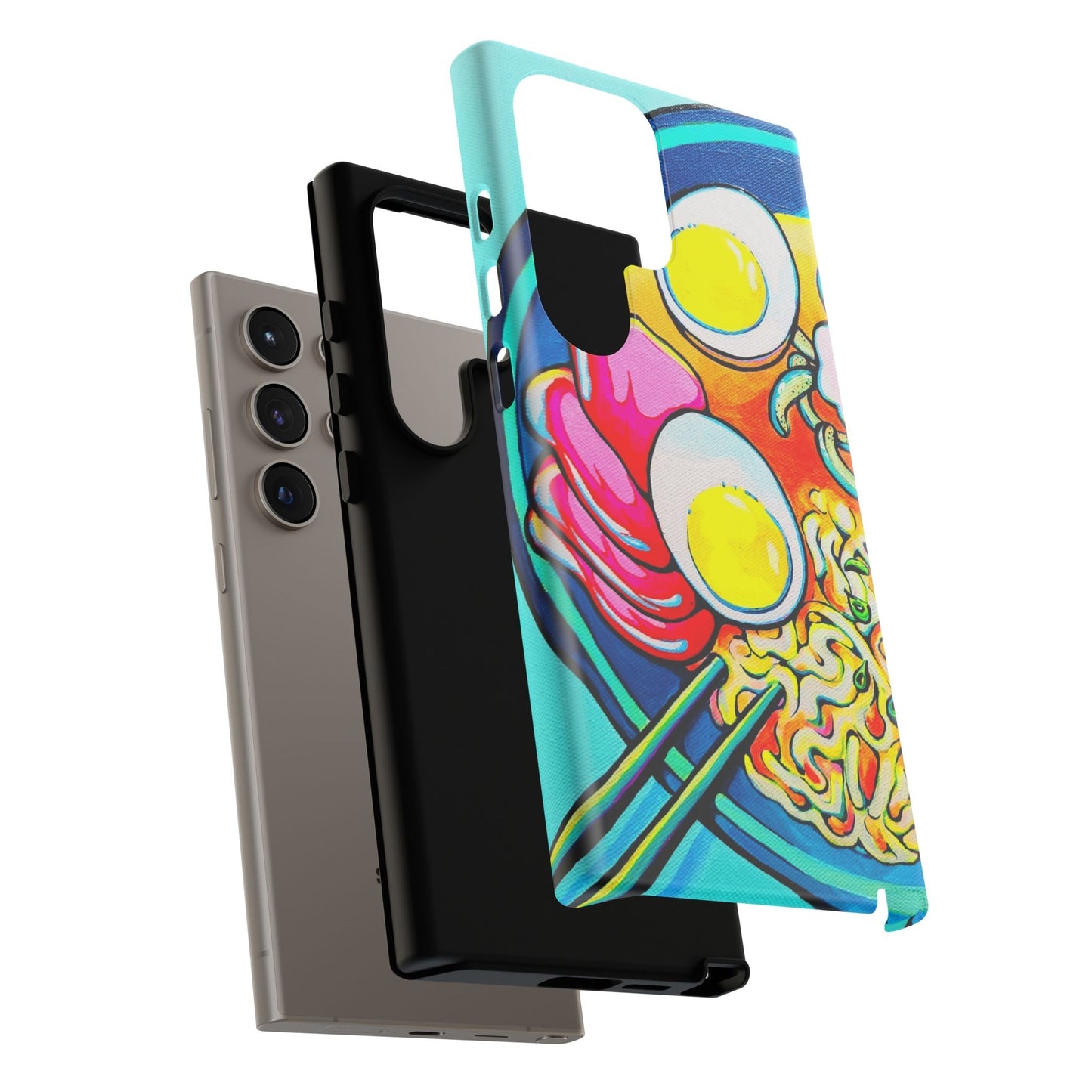 Neon Ramen Tough Phone Case