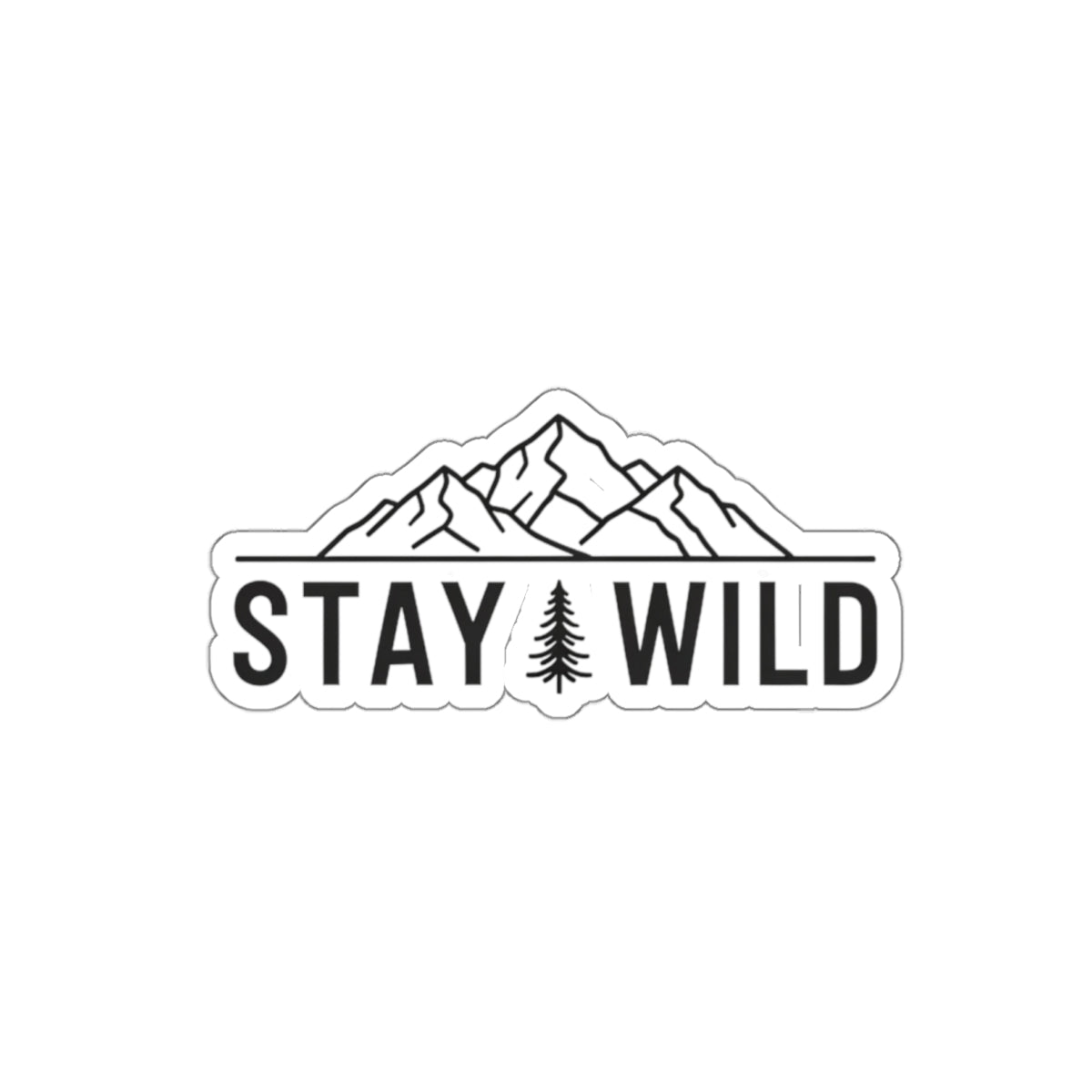 Stay Wild Die-Cut Sticker