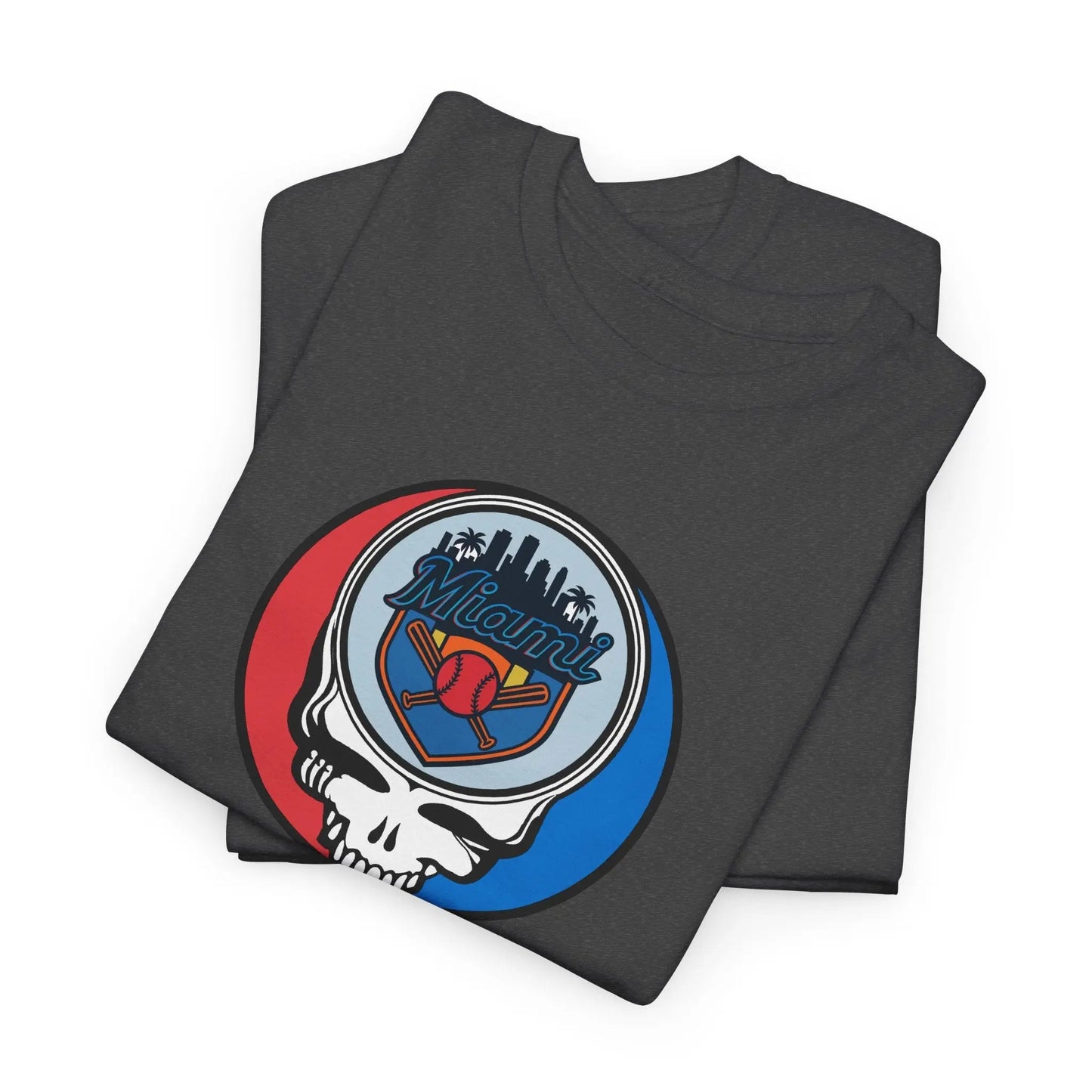 Miami Marlins Original Stealie Grateful Dead T-Shirt